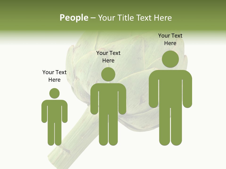 White Eat Fresh PowerPoint Template