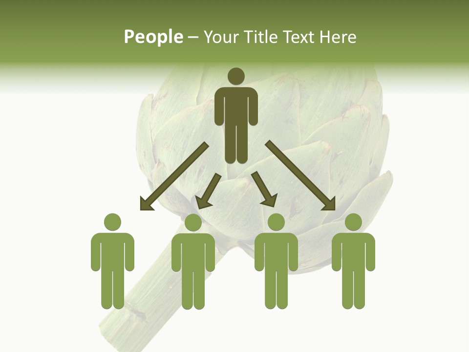 White Eat Fresh PowerPoint Template