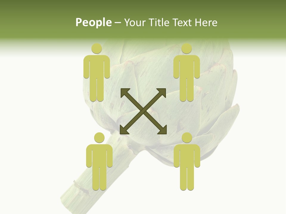 White Eat Fresh PowerPoint Template