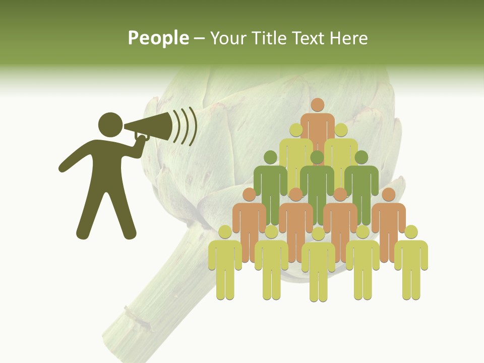 White Eat Fresh PowerPoint Template