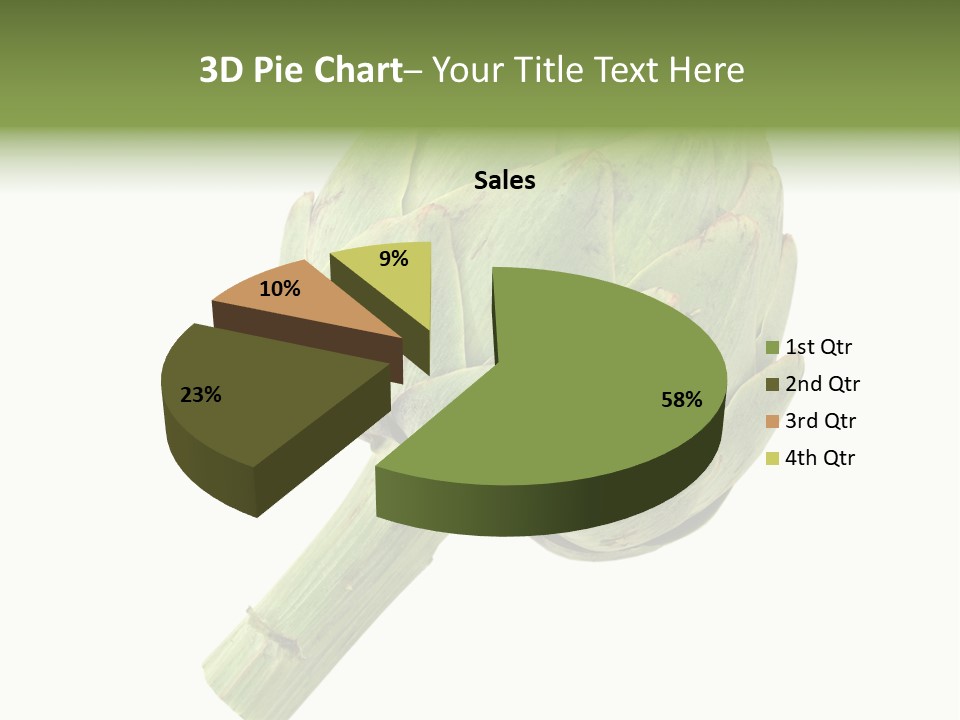 White Eat Fresh PowerPoint Template
