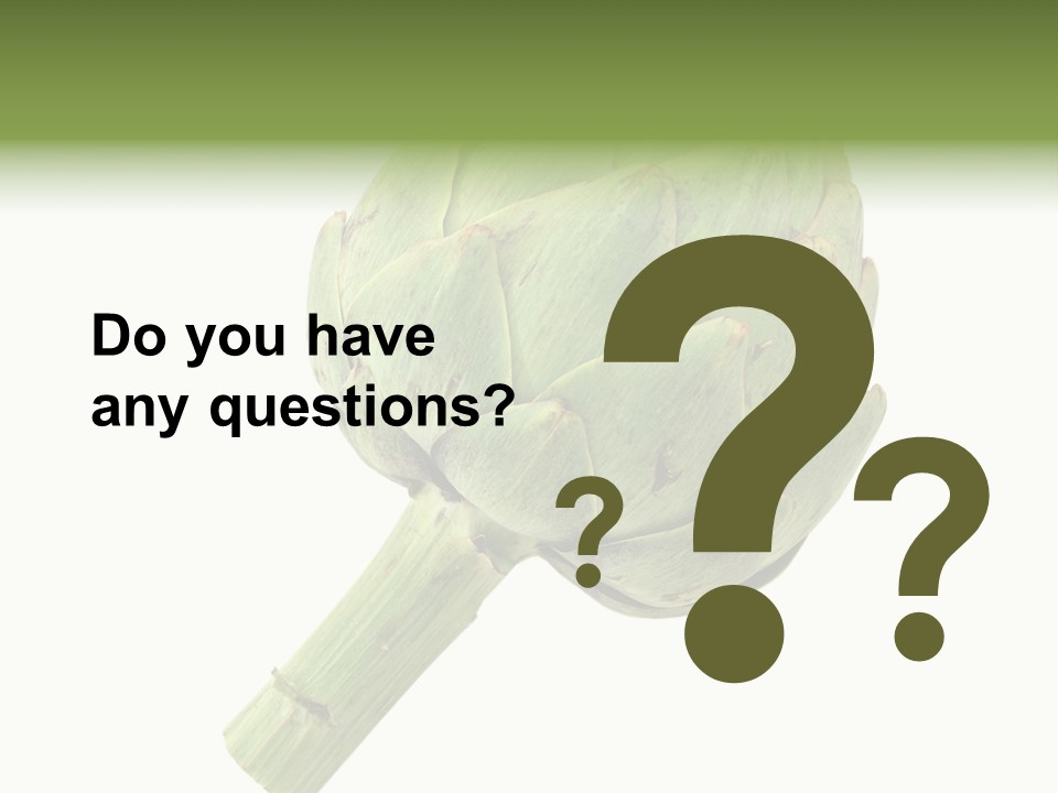 White Eat Fresh PowerPoint Template