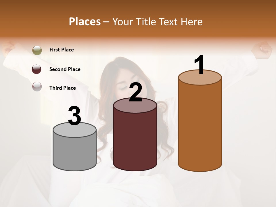 Face Girl Lifestyle PowerPoint Template