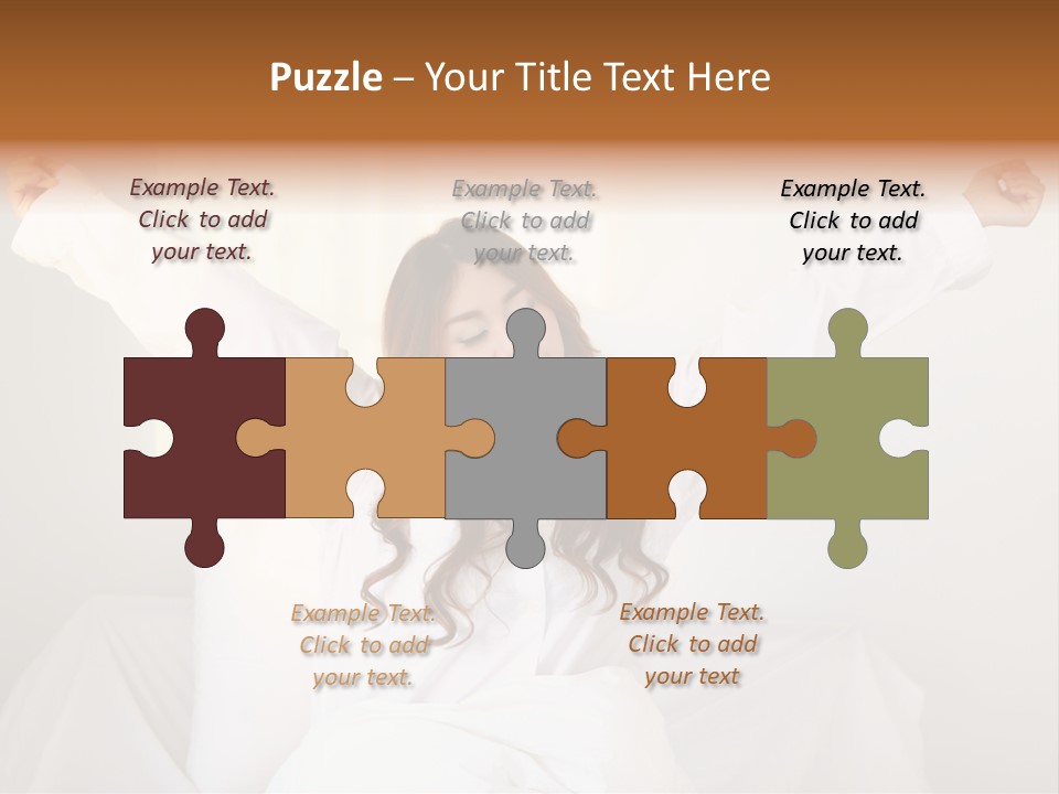 Face Girl Lifestyle PowerPoint Template