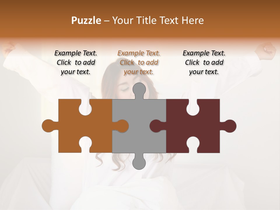 Face Girl Lifestyle PowerPoint Template