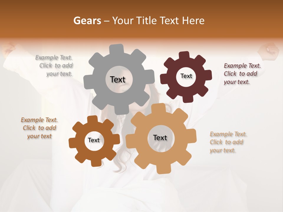 Face Girl Lifestyle PowerPoint Template