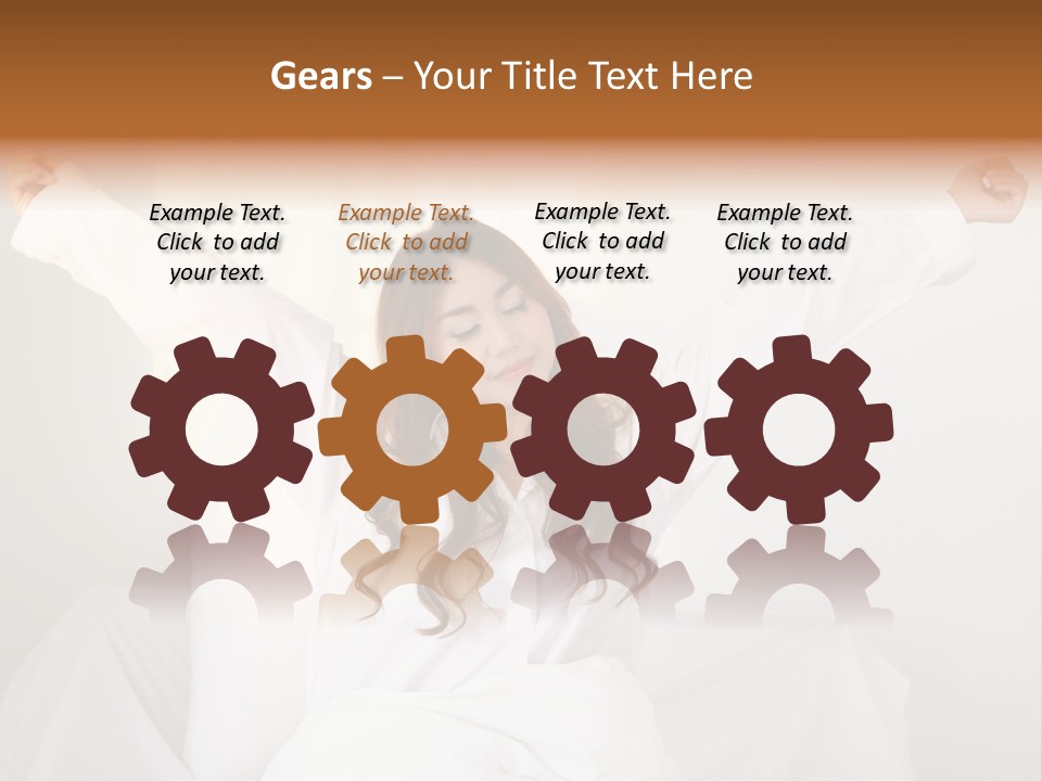 Face Girl Lifestyle PowerPoint Template