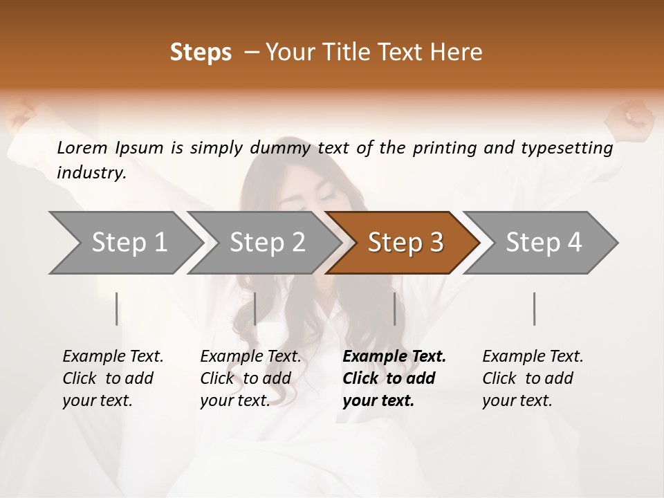 Face Girl Lifestyle PowerPoint Template