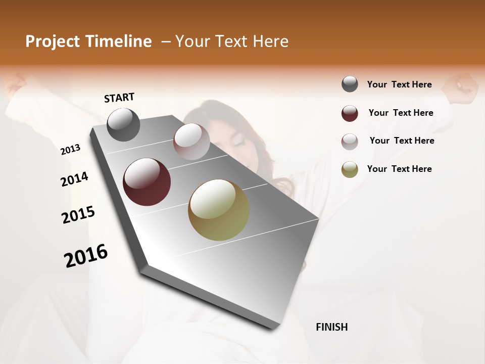 Face Girl Lifestyle PowerPoint Template
