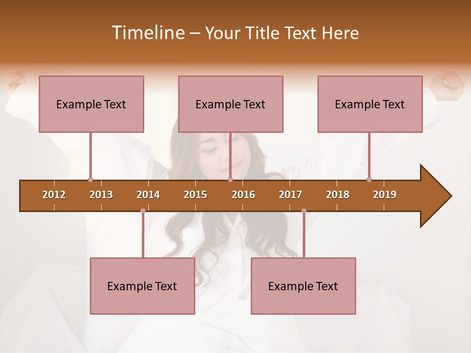 Face Girl Lifestyle PowerPoint Template