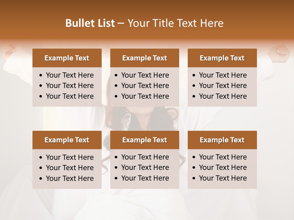 Face Girl Lifestyle PowerPoint Template