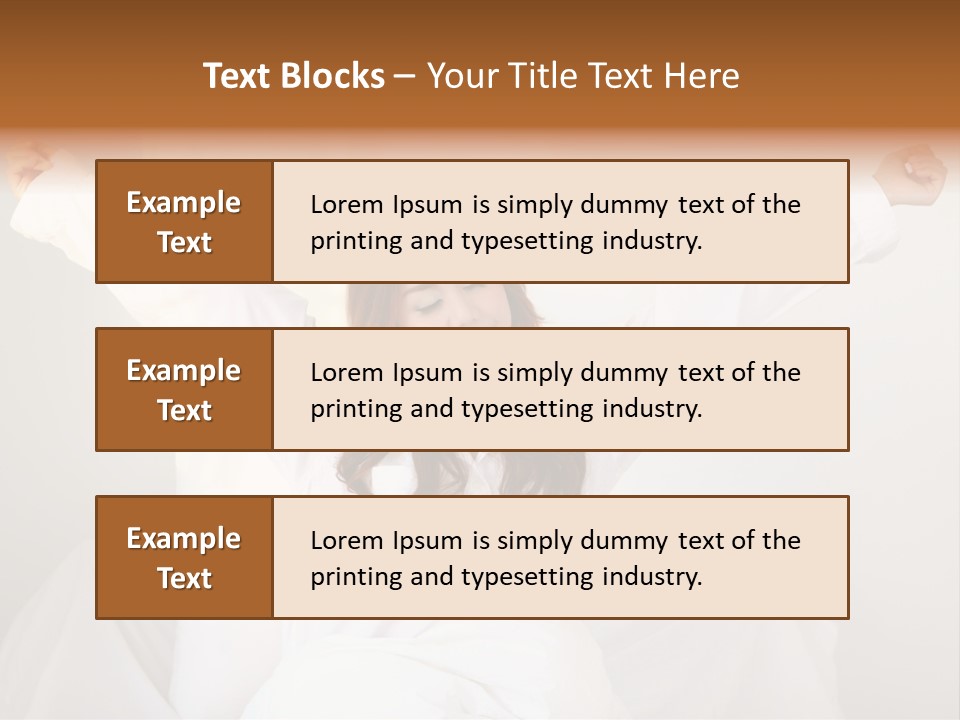 Face Girl Lifestyle PowerPoint Template