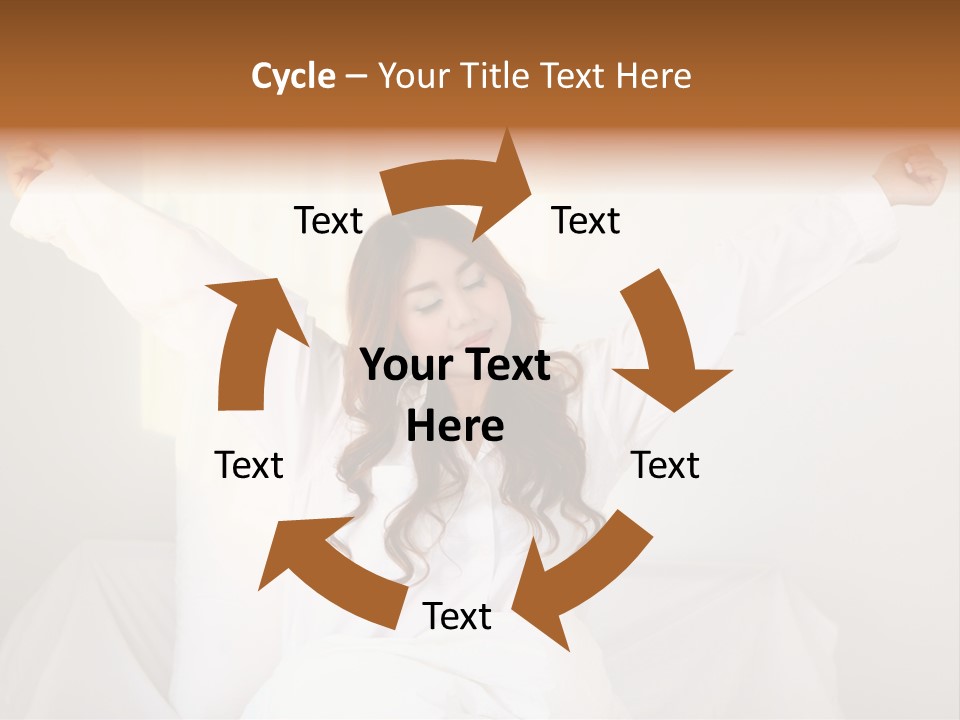 Face Girl Lifestyle PowerPoint Template