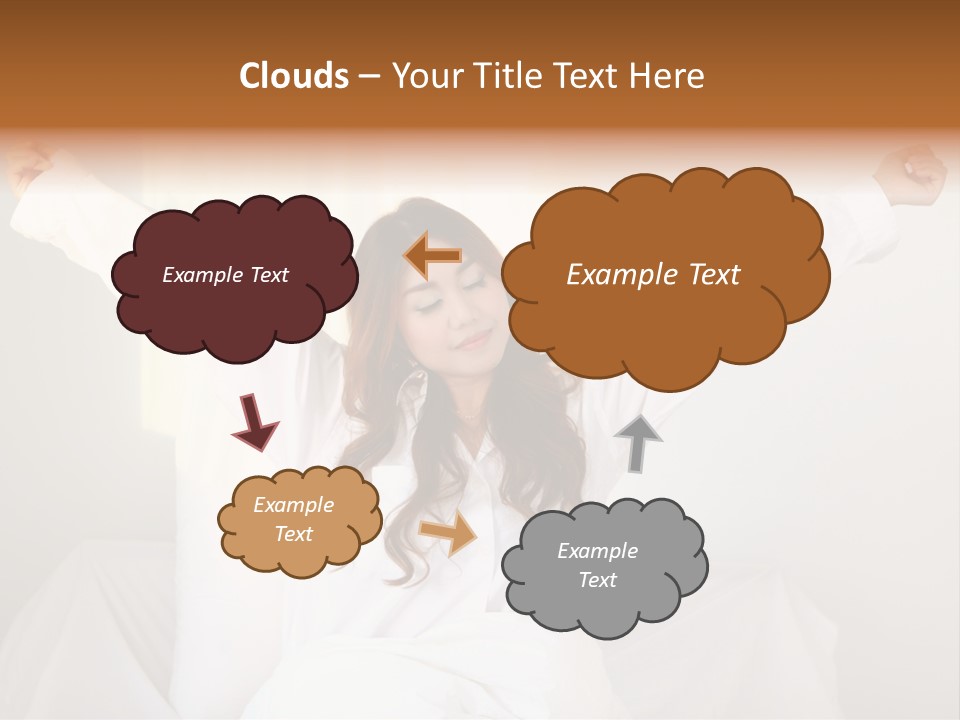 Face Girl Lifestyle PowerPoint Template