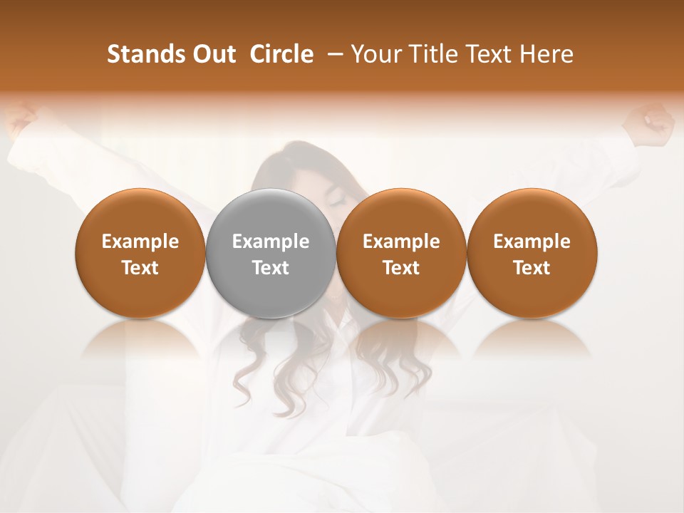 Face Girl Lifestyle PowerPoint Template