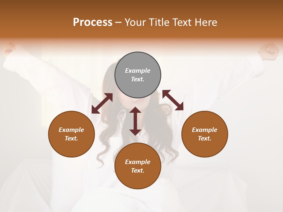 Face Girl Lifestyle PowerPoint Template