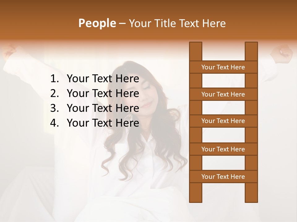 Face Girl Lifestyle PowerPoint Template