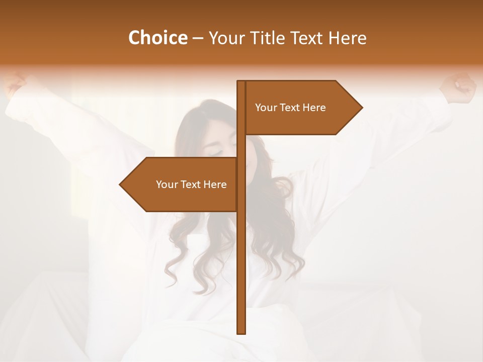 Face Girl Lifestyle PowerPoint Template