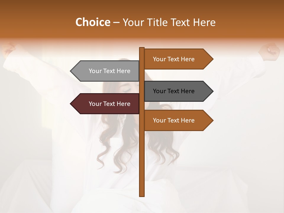 Face Girl Lifestyle PowerPoint Template