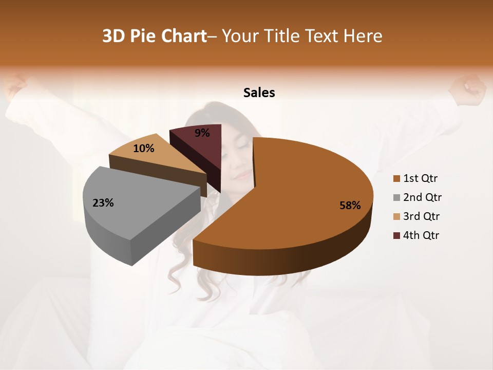 Face Girl Lifestyle PowerPoint Template