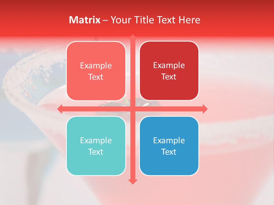 Pink Front Garnish PowerPoint Template