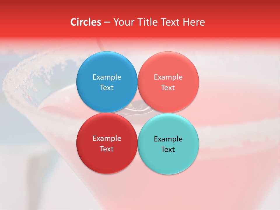 Pink Front Garnish PowerPoint Template