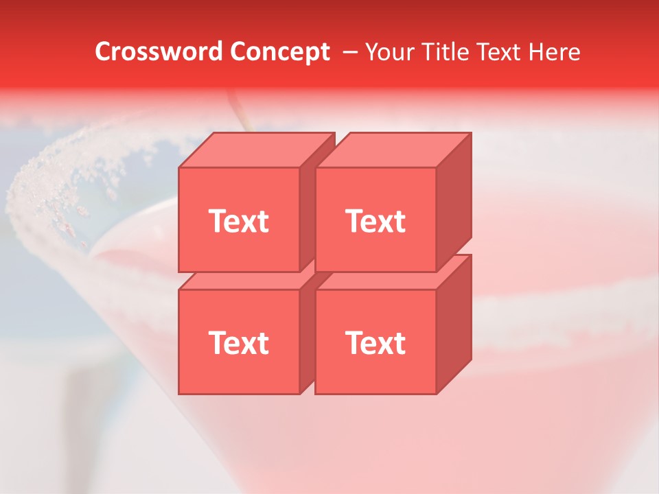 Pink Front Garnish PowerPoint Template