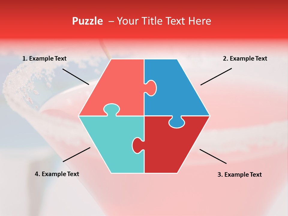 Pink Front Garnish PowerPoint Template