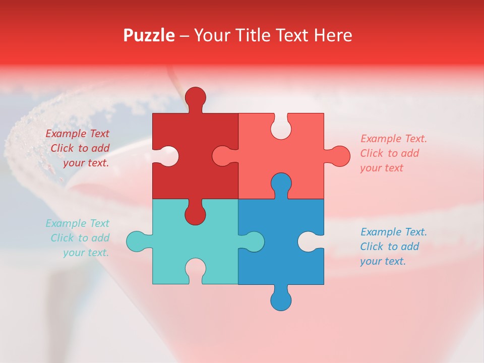 Pink Front Garnish PowerPoint Template