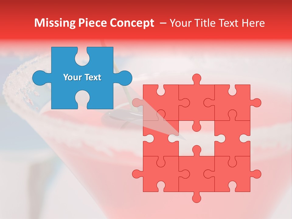 Pink Front Garnish PowerPoint Template