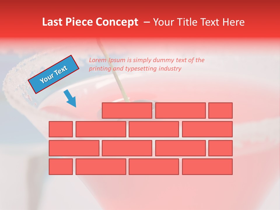 Pink Front Garnish PowerPoint Template