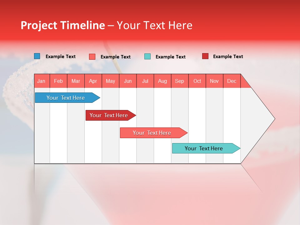 Pink Front Garnish PowerPoint Template
