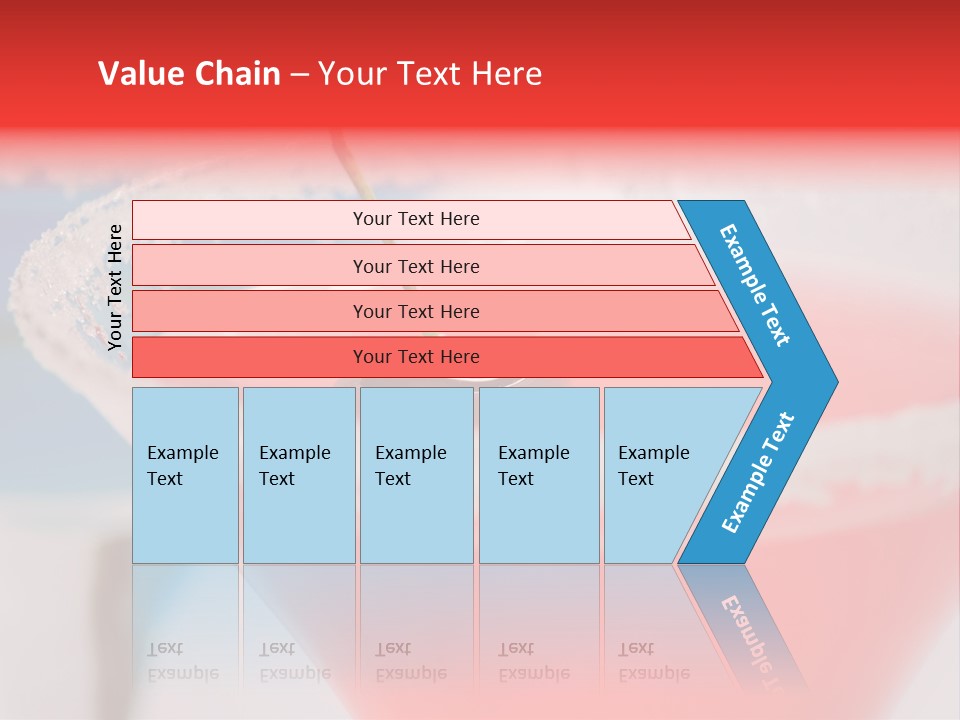 Pink Front Garnish PowerPoint Template