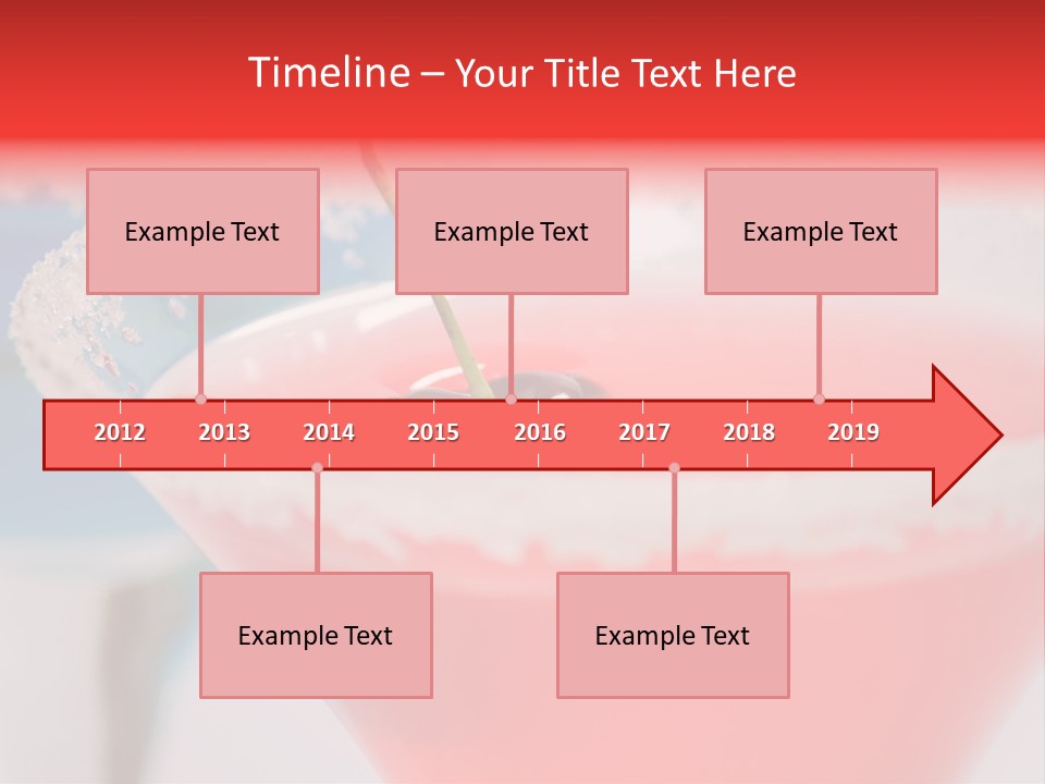 Pink Front Garnish PowerPoint Template