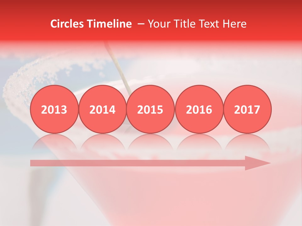 Pink Front Garnish PowerPoint Template