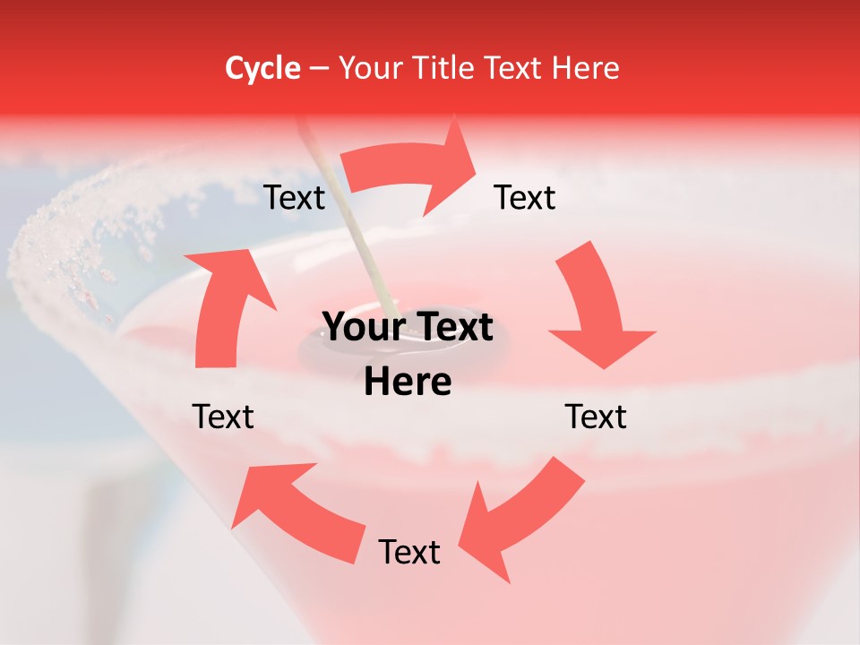 Pink Front Garnish PowerPoint Template