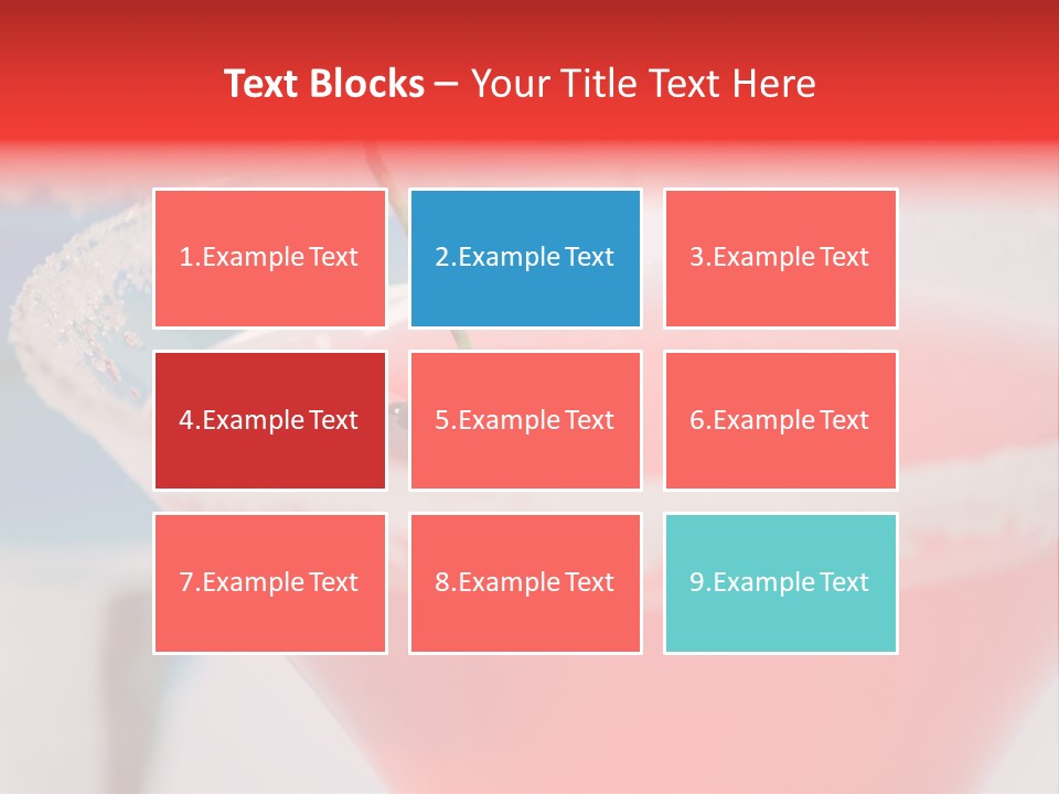 Pink Front Garnish PowerPoint Template