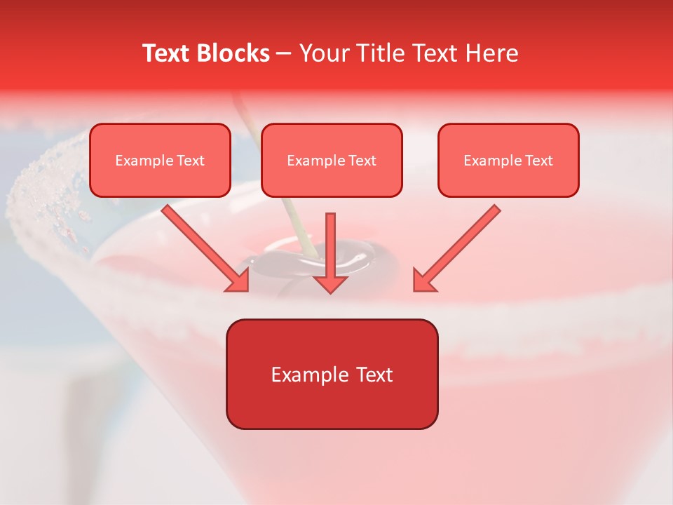 Pink Front Garnish PowerPoint Template