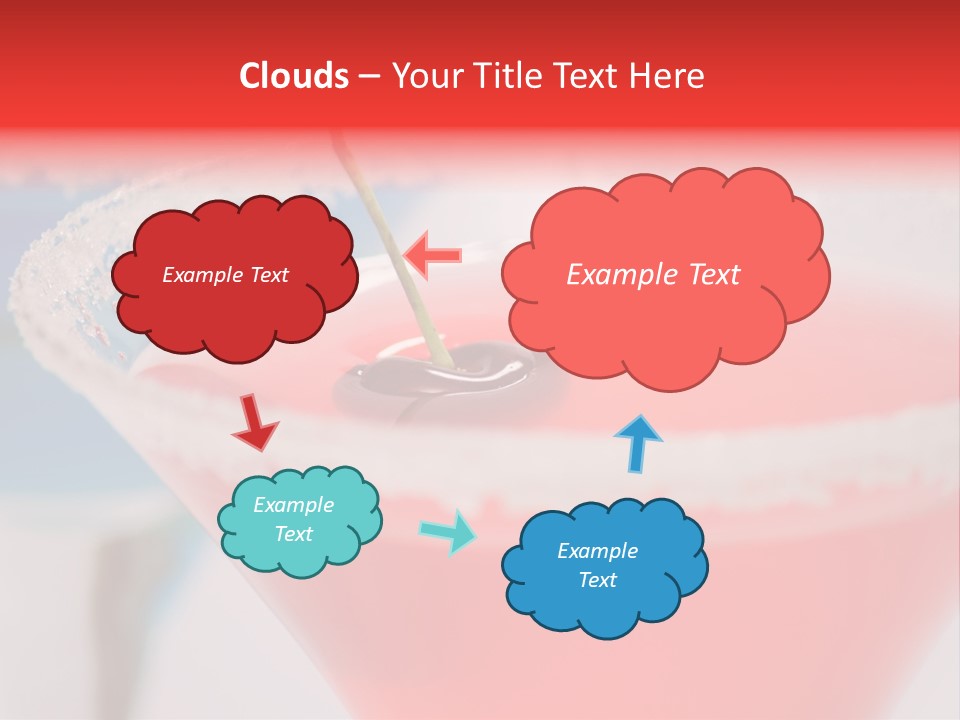 Pink Front Garnish PowerPoint Template