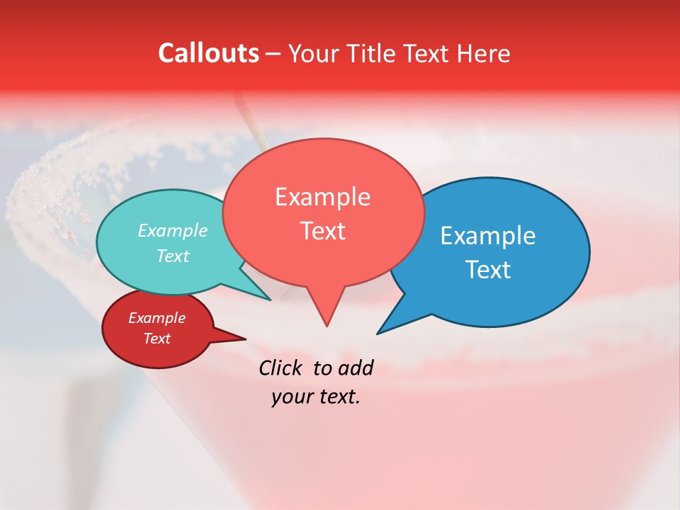 Pink Front Garnish PowerPoint Template