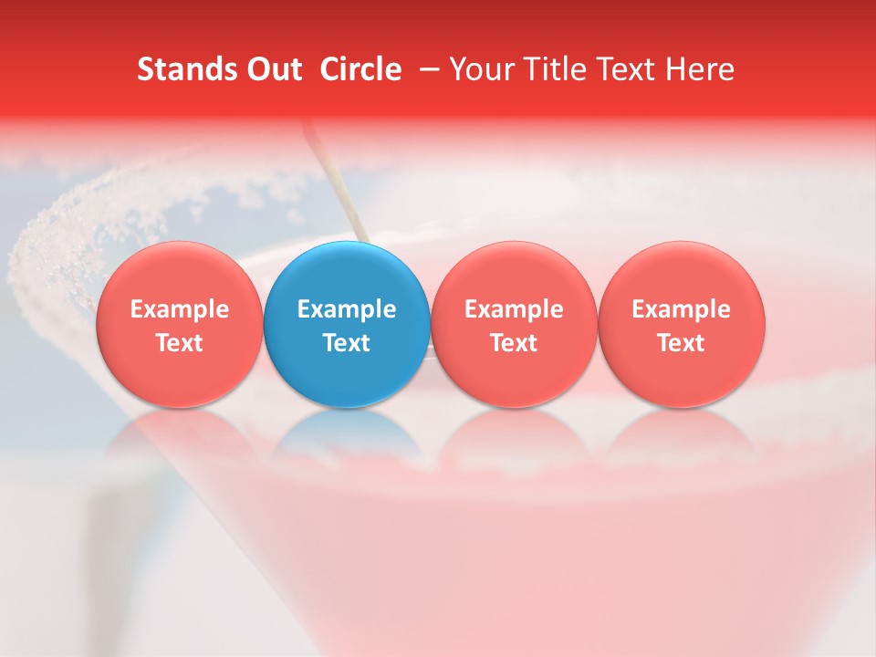 Pink Front Garnish PowerPoint Template