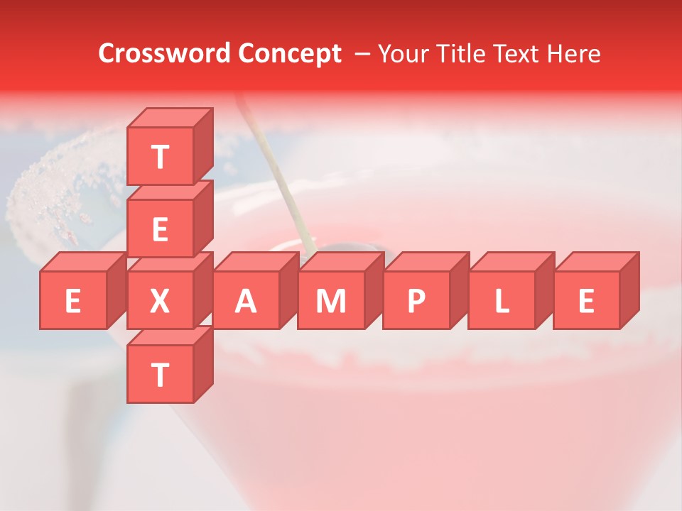 Pink Front Garnish PowerPoint Template