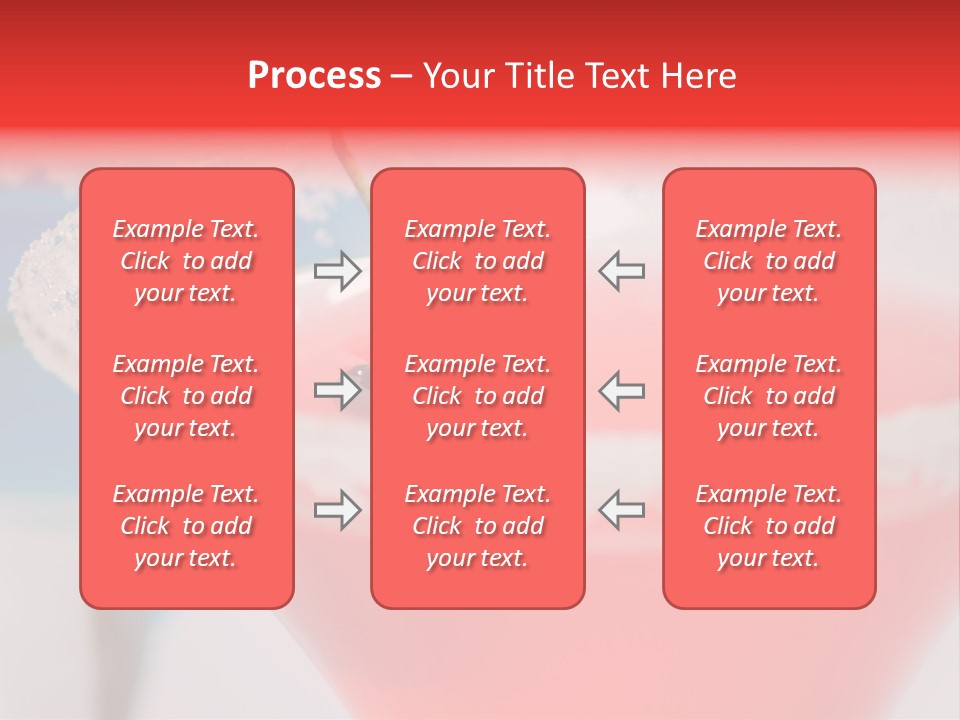 Pink Front Garnish PowerPoint Template