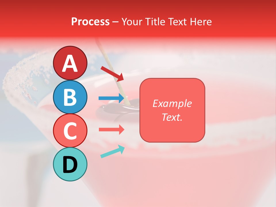 Pink Front Garnish PowerPoint Template