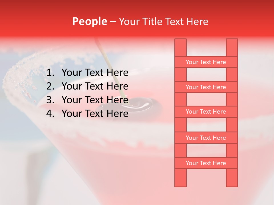 Pink Front Garnish PowerPoint Template