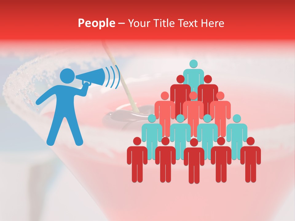 Pink Front Garnish PowerPoint Template