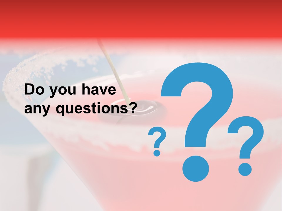 Pink Front Garnish PowerPoint Template