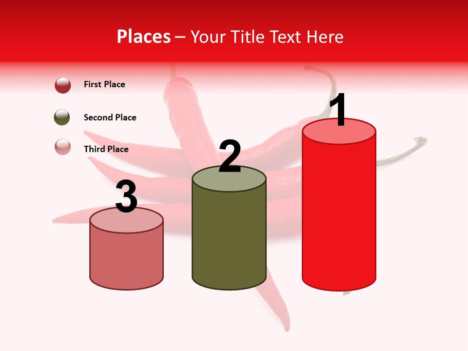 Chili Red White PowerPoint Template