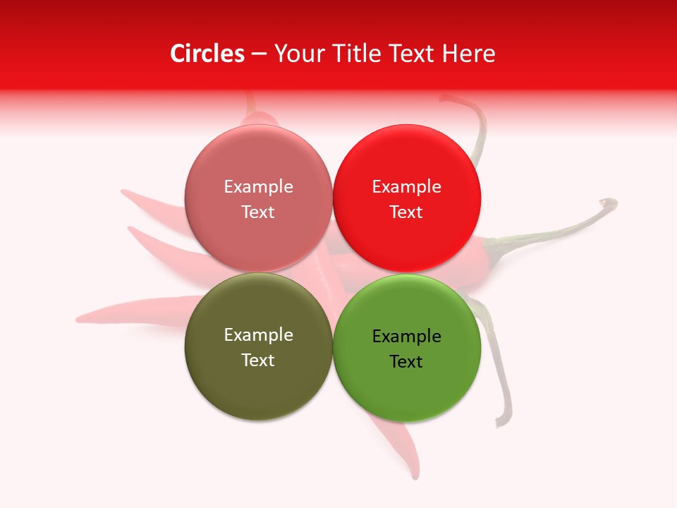 Chili Red White PowerPoint Template