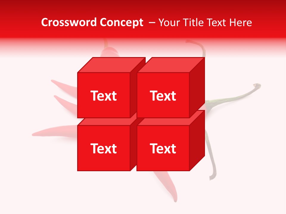 Chili Red White PowerPoint Template